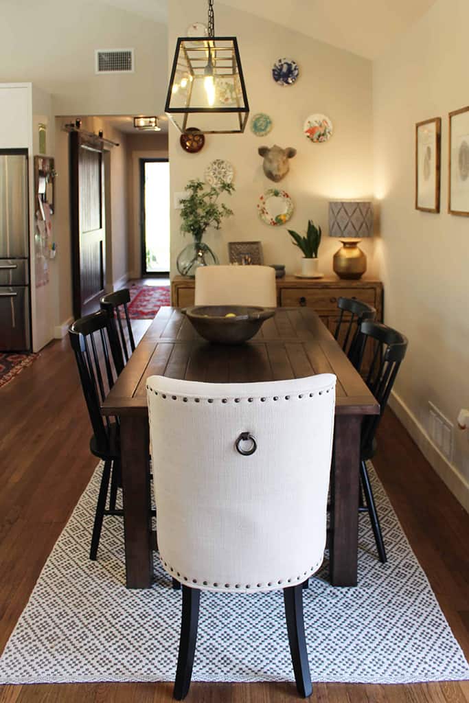 Dining Table Modern Farmhouse Remodel