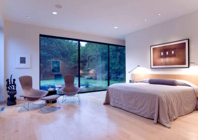Contemporary master bedroom remodel