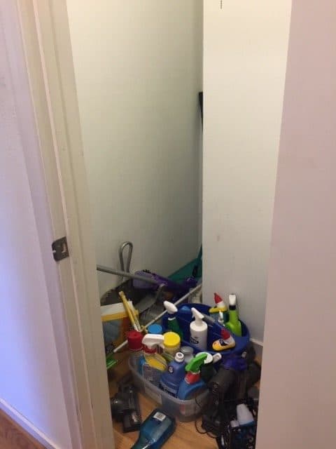 messy closet